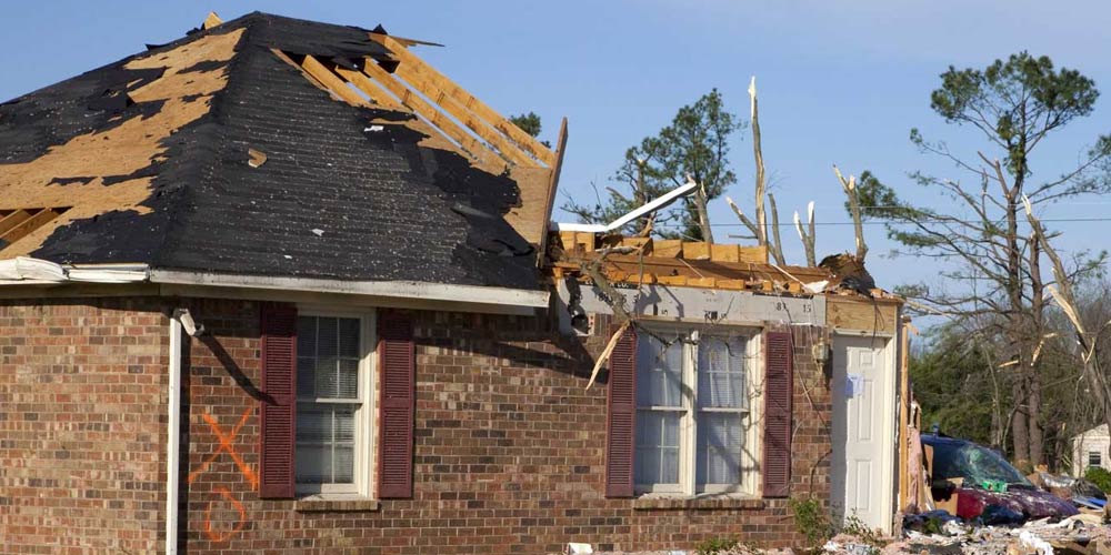 severe weather damage, roof damage, roof repair