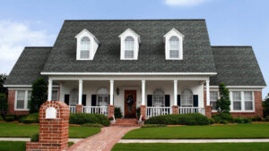 Owens Corning roofing shingles installed on a home.